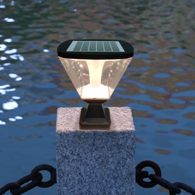 屋外防水フェンス ガーデン LED ポスト ヨーロッパのソーラー コラム ピラー ゲート ランプ サプライヤー
