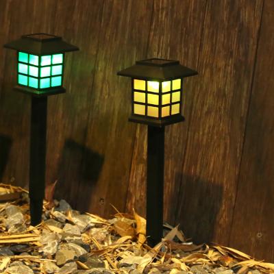 カスタム設計防水ソーラーガーデンライト屋外 Led 芝生ランプ装飾ボラードソーラーガーデン経路ライト
