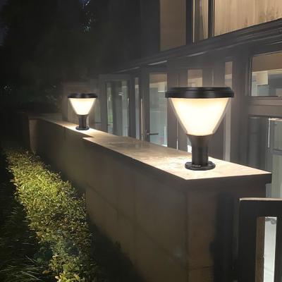 屋外の防水ソーラー ピラー ランプ ガーデン ガーデン ピラー ウォール ランプ led ボラード ライト メーカー
