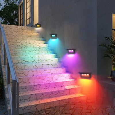 卸売 RGB カラフルなソーラー ガーデン風景装飾壁ライト