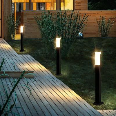 現代カスタマイズされた設計アルミニウム屋外の装飾的な経路 LED のボラード ライト芝生ランプ